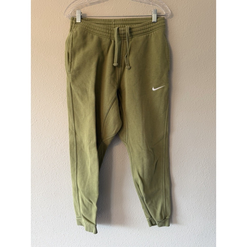 Nike mens Nike Club Fleece Men's Sweatpants GREEN Size Small Athleisure